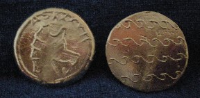 Pewter Spike Coins