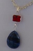 Ruby Lapiz pendant