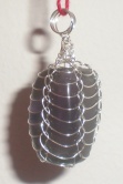 Sterling Silver Wrapped Amethyst